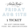 Aug 11: Concert Ticket - View 1