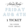Aug 4: Concert Ticket - View 1