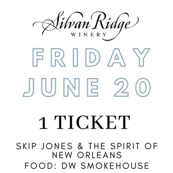 Jun 20: Concert Ticket