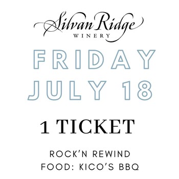 Jul 18: Concert Ticket