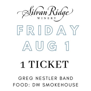 Aug 1: Concert Ticket