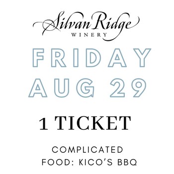 Aug 29: Concert Ticket
