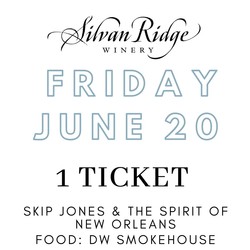 Jun 20: Concert Ticket