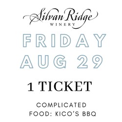 Aug 29: Concert Ticket